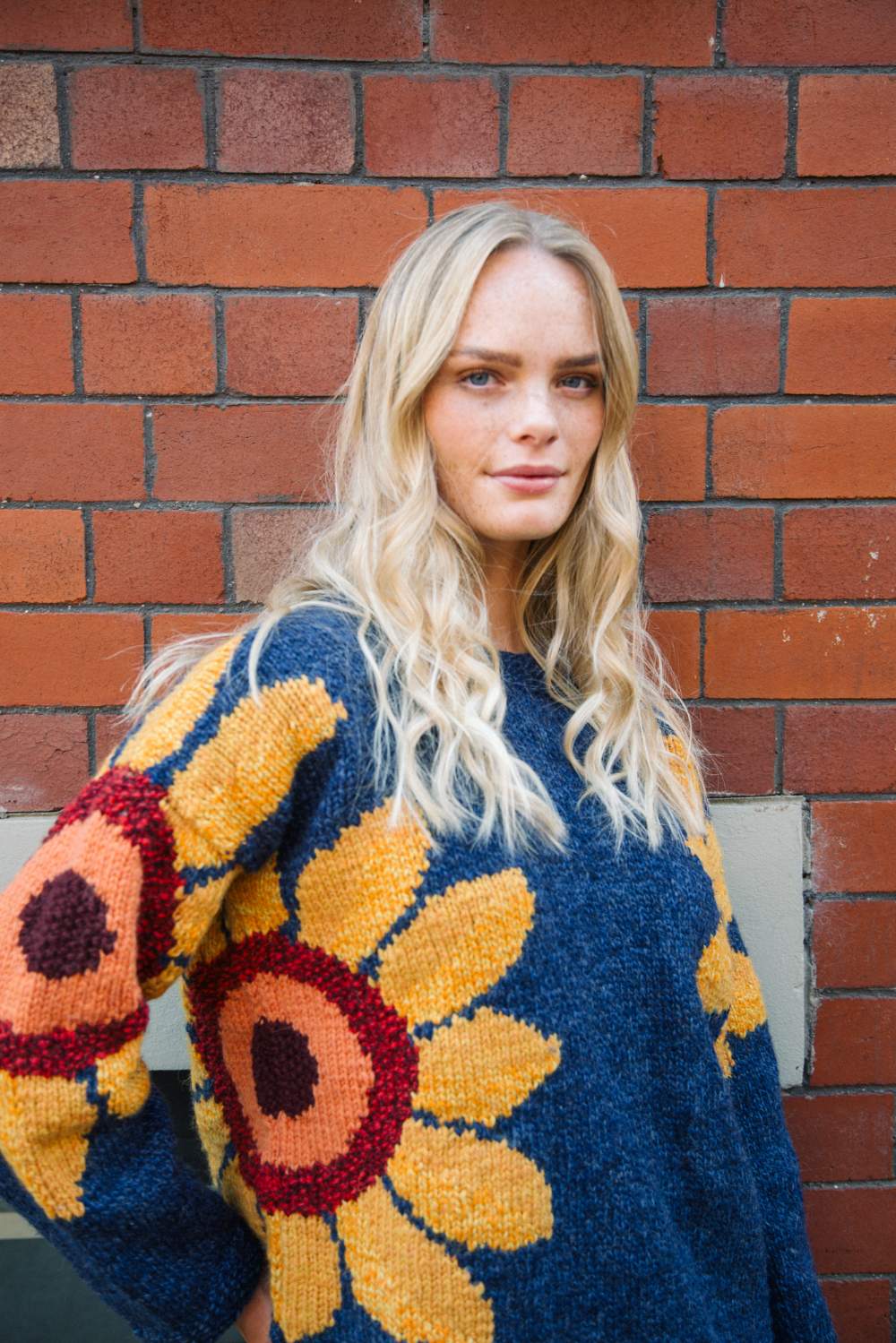 Amano Sunflower Jumper Denim