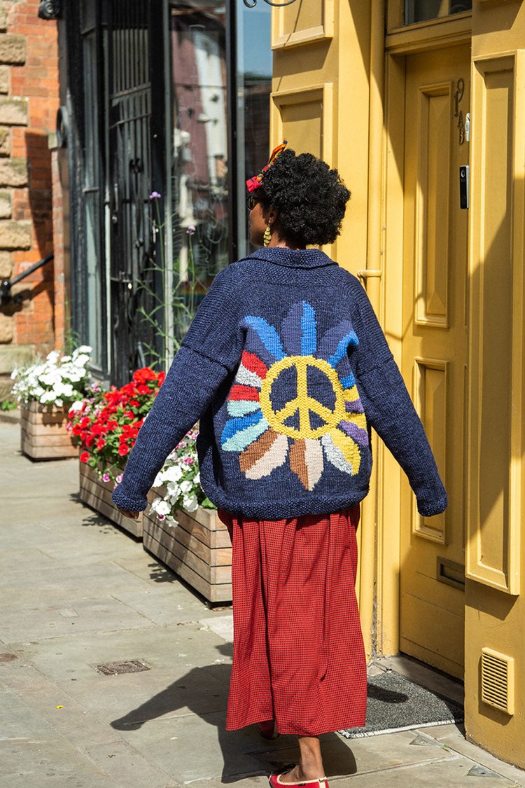 Amano CND Sunflower Jacket Cardigan Denim