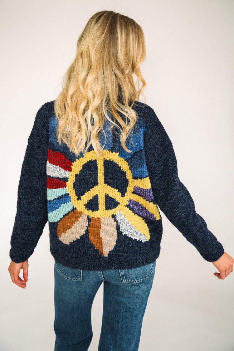 Amano CND Sunflower Jacket Cardigan Denim