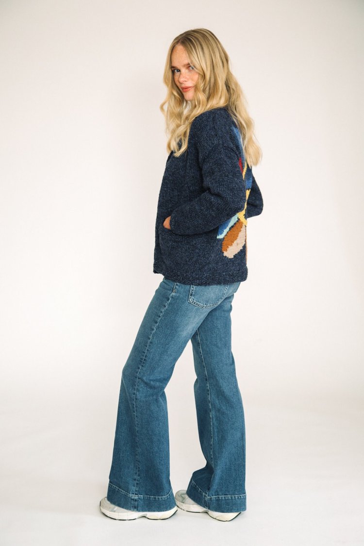 Amano CND Sunflower Jacket Cardigan Denim