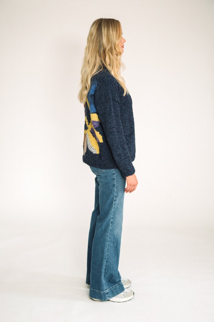 Amano CND Sunflower Jacket Cardigan Denim