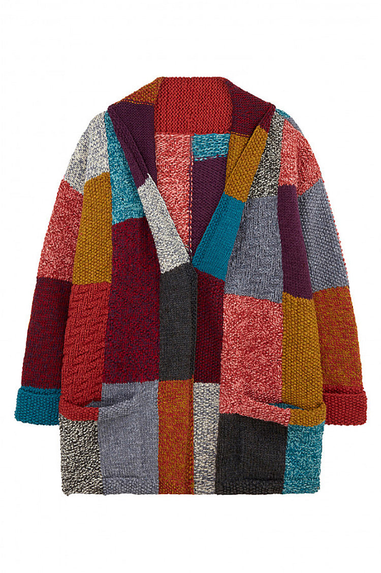 Amano Portobello Patchwork Open Cardigan