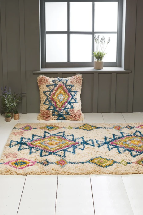 Artisan Meha Hand Tufted Rug Wool + Cotton 90 x 150cm