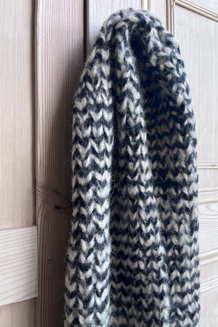 Caracoal Alpaca Scarf by Inti Knitwear
