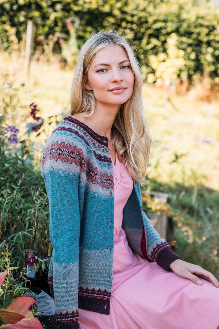 Eribe Alpine Cardigan Old Rose