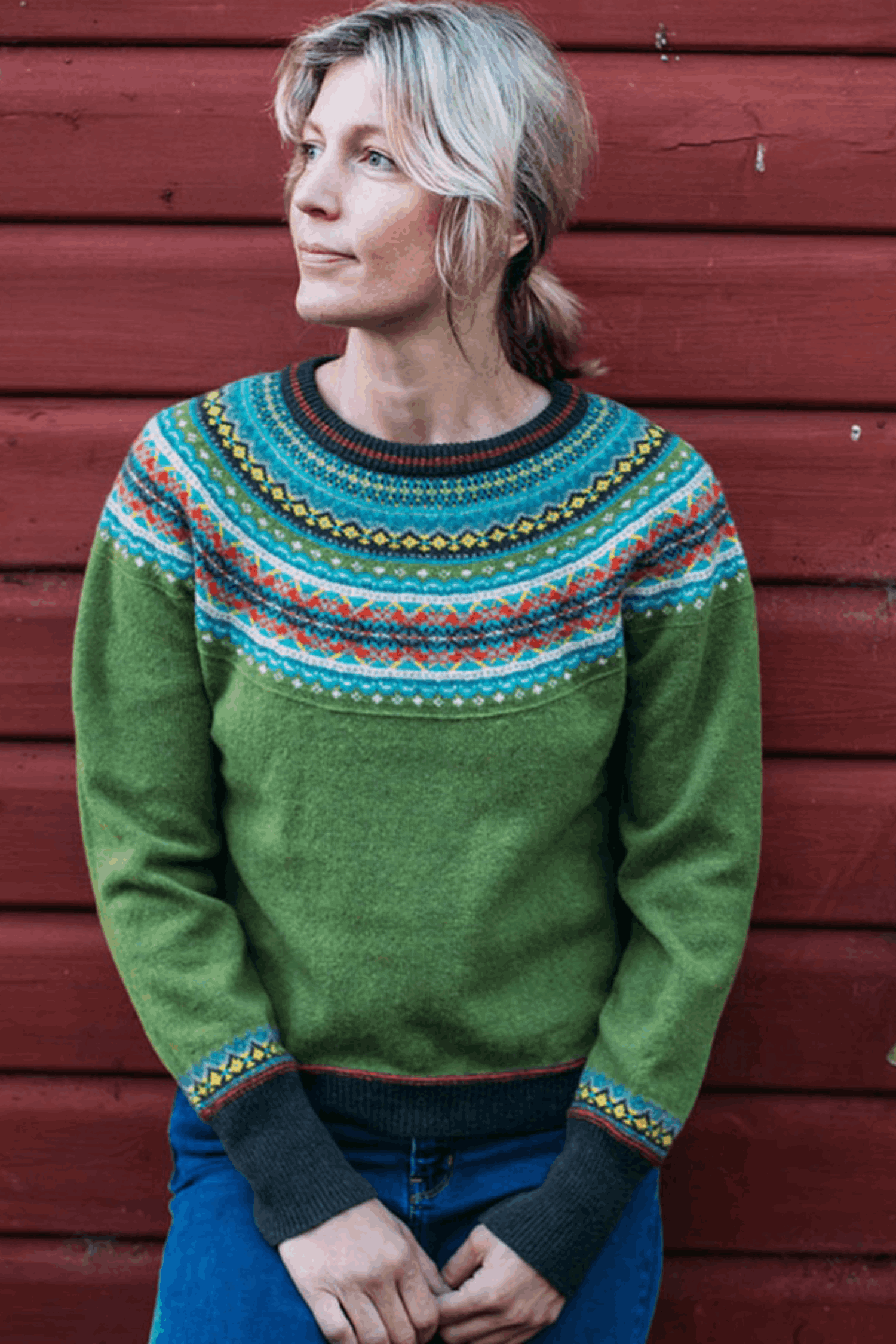 Eribe Alpine Short Sweater Moss
