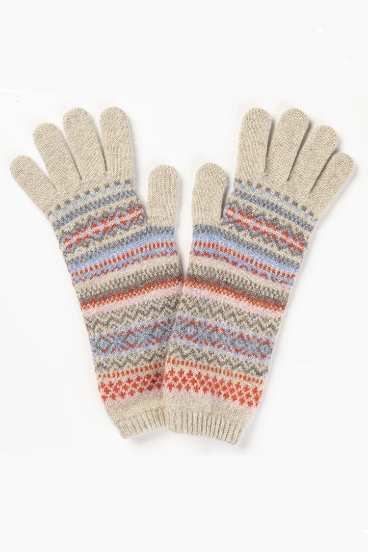 Eribe Alpine Gloves Blue Hibiscus Merino