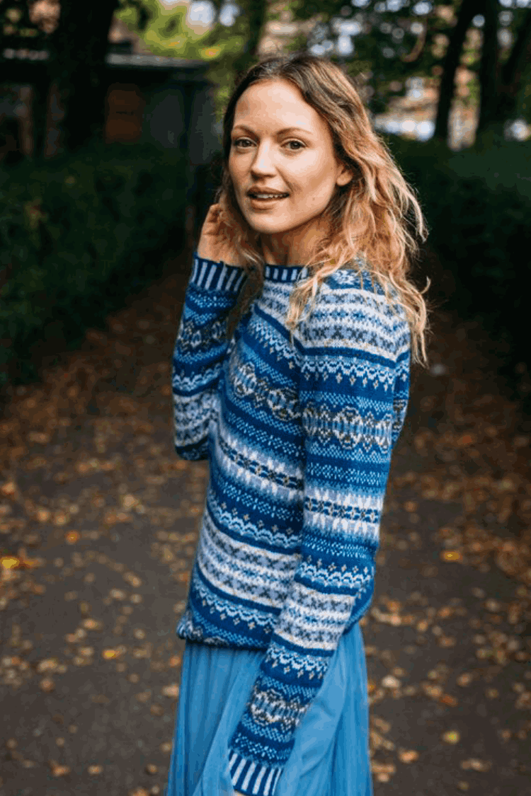 Eribe Kinross Sweater Sapphire