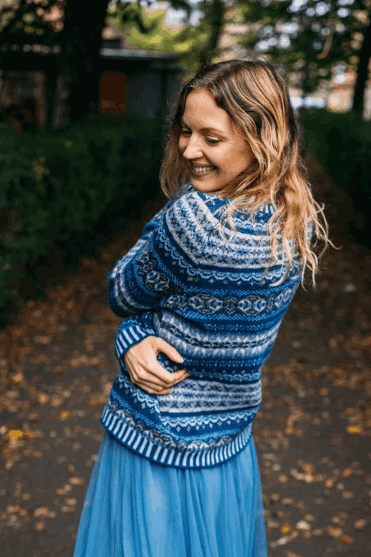 Eribe Kinross Sweater Sapphire