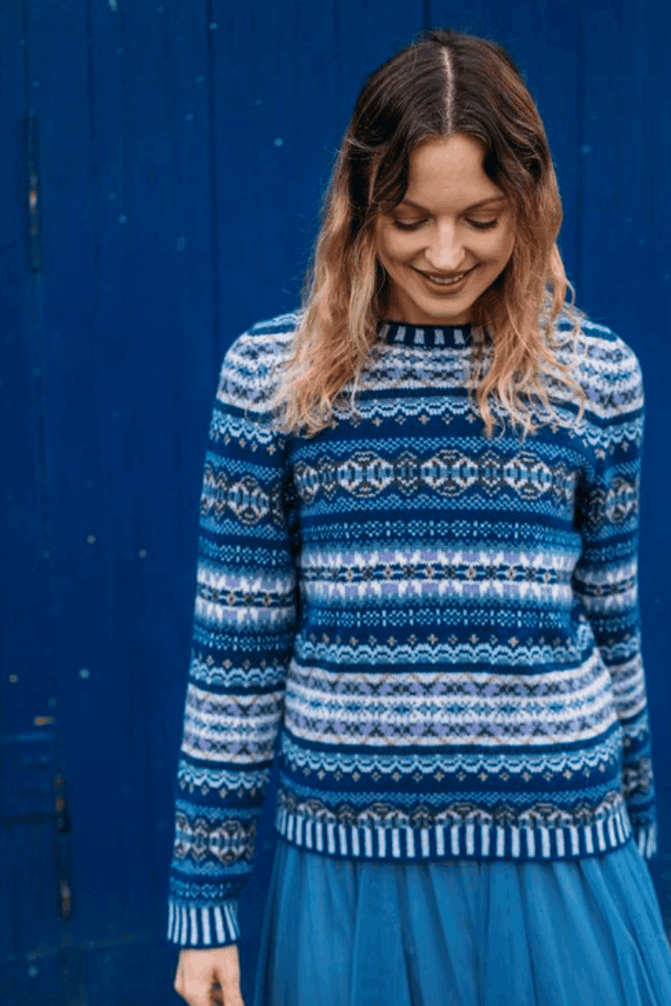 Eribe Kinross Sweater Sapphire