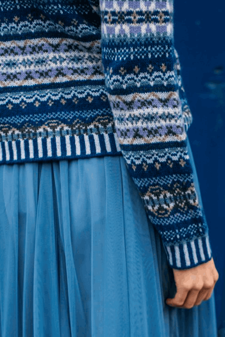 Eribe Kinross Sweater Sapphire