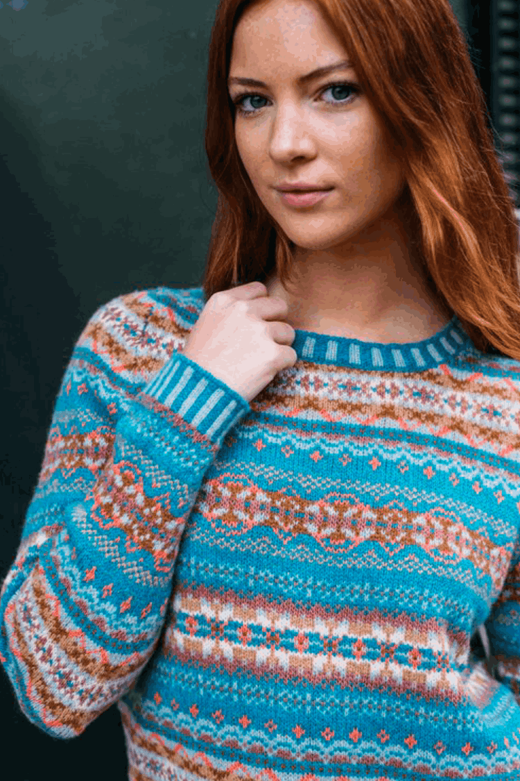 Eribe Kinross Sweater Topaz