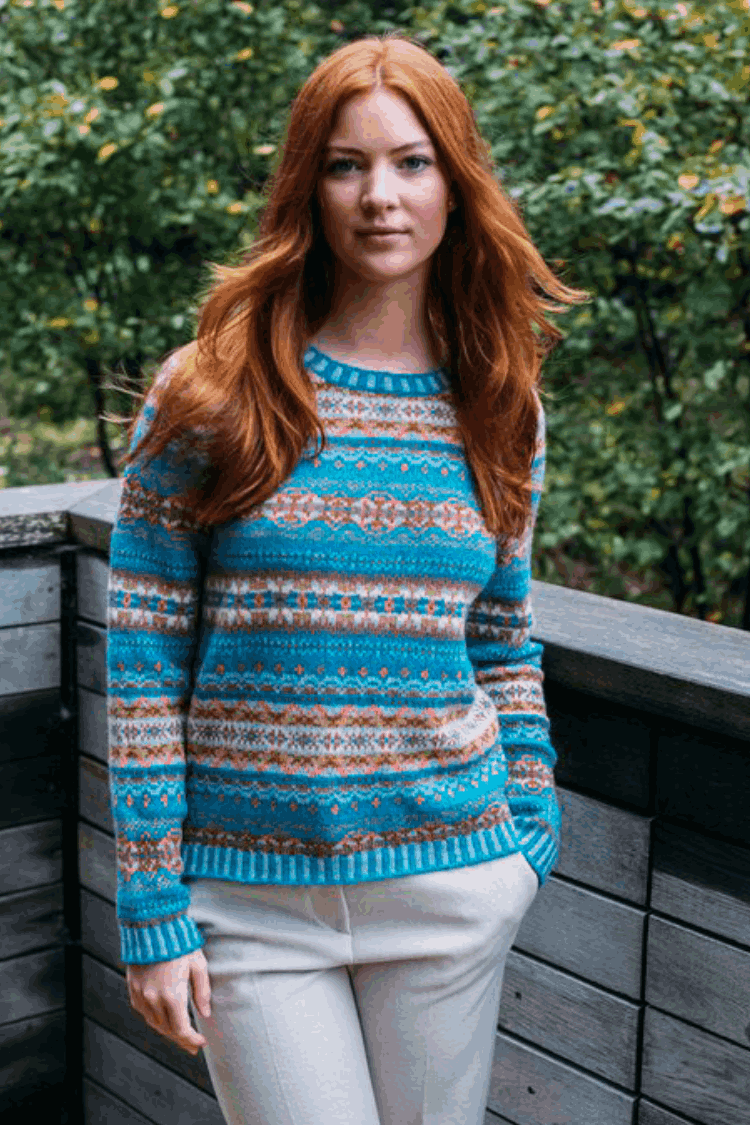 Eribe Kinross Sweater Topaz