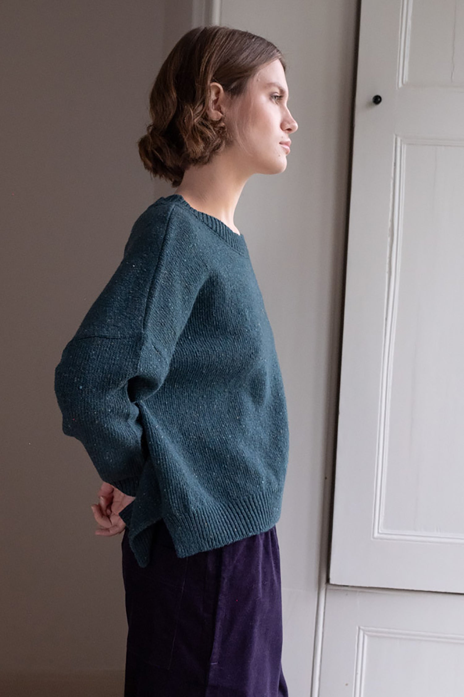 Layla Boxy Donegal Jumper by Bibico