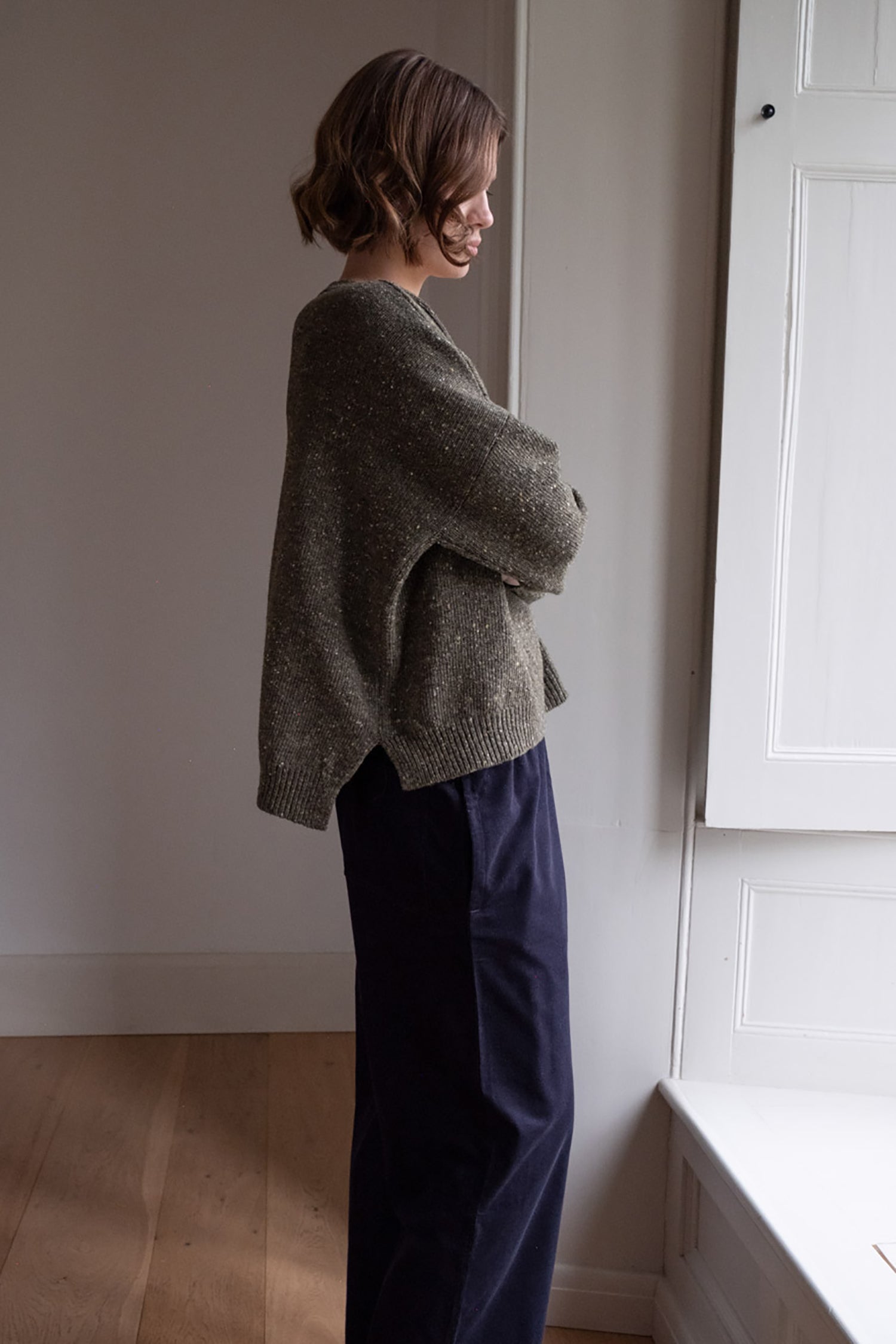 Layla Boxy Donegal Jumper by Bibico