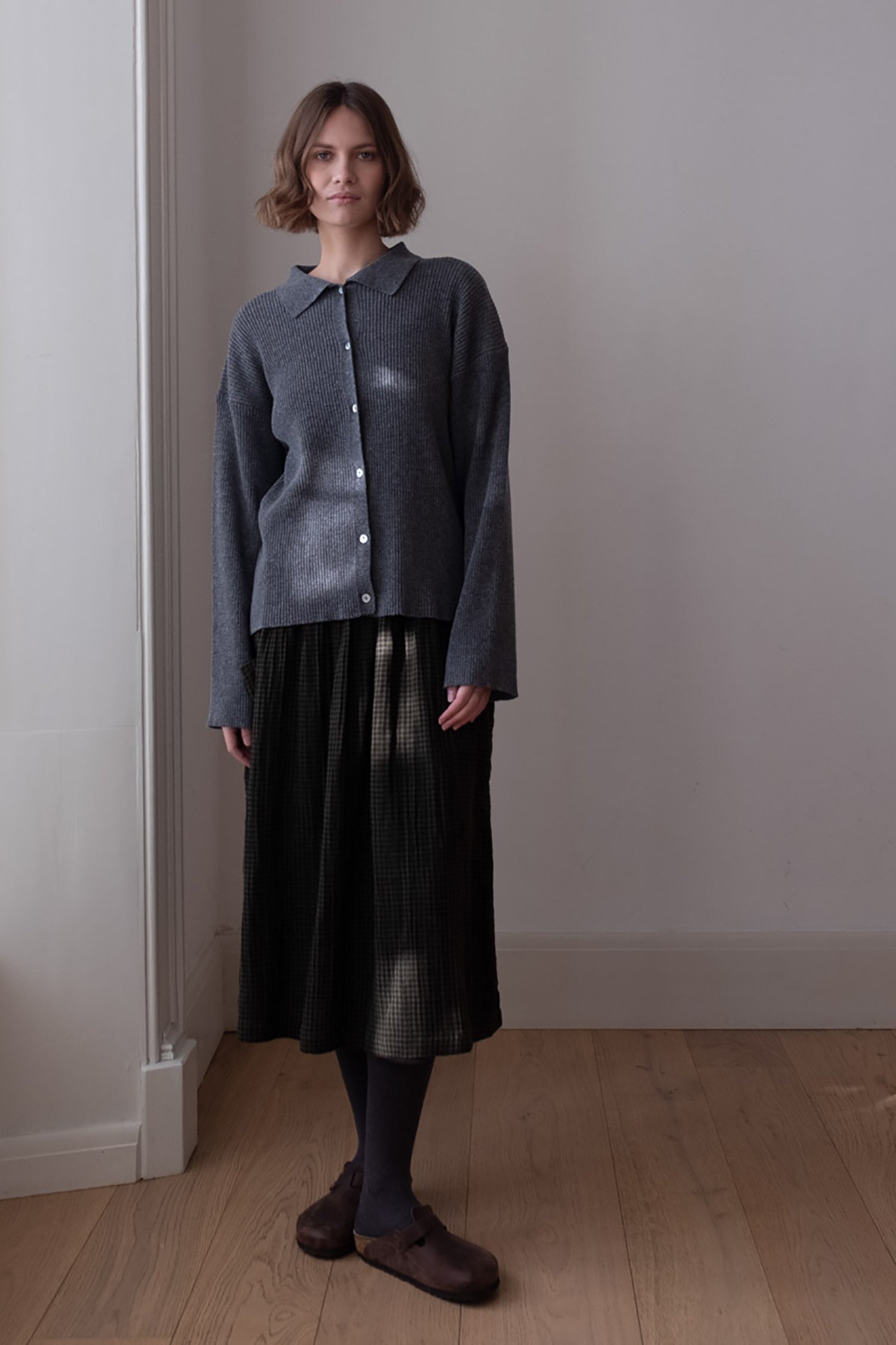 Nora Skirt Dark Olive by Bibico
