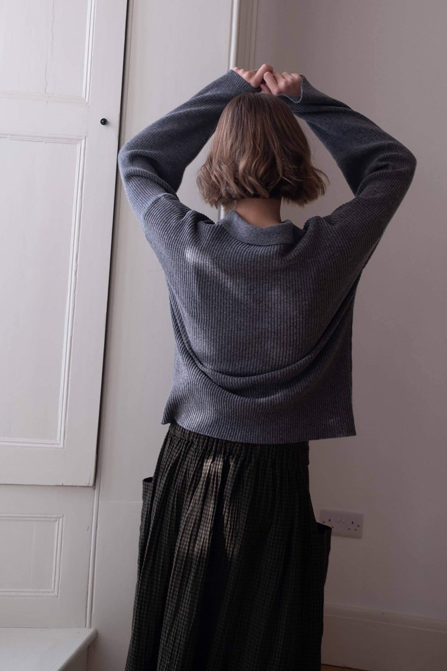 Nora Skirt Dark Olive by Bibico