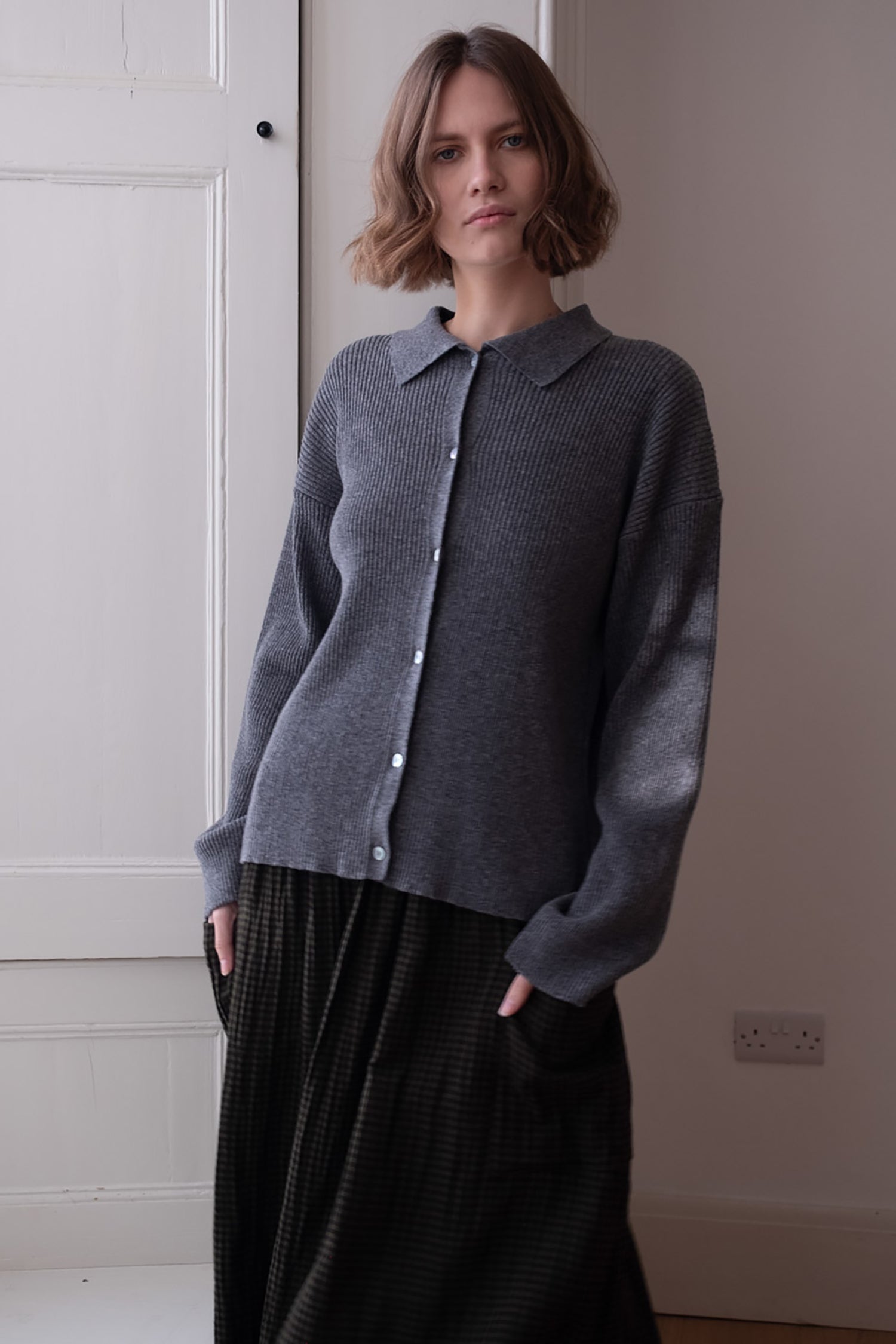 Nora Skirt Dark Olive by Bibico