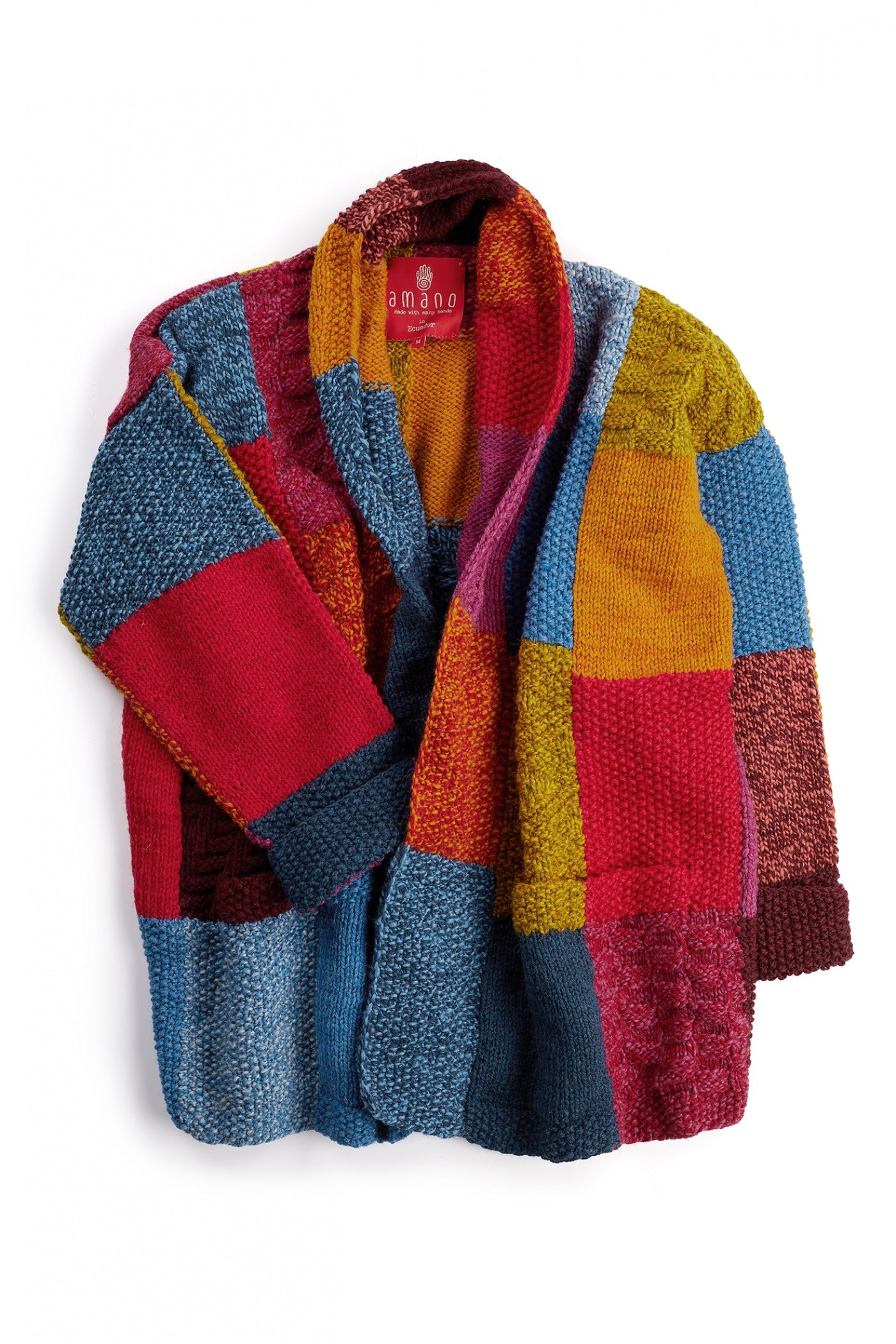 Amano Portobello Patchwork Open Cardigan