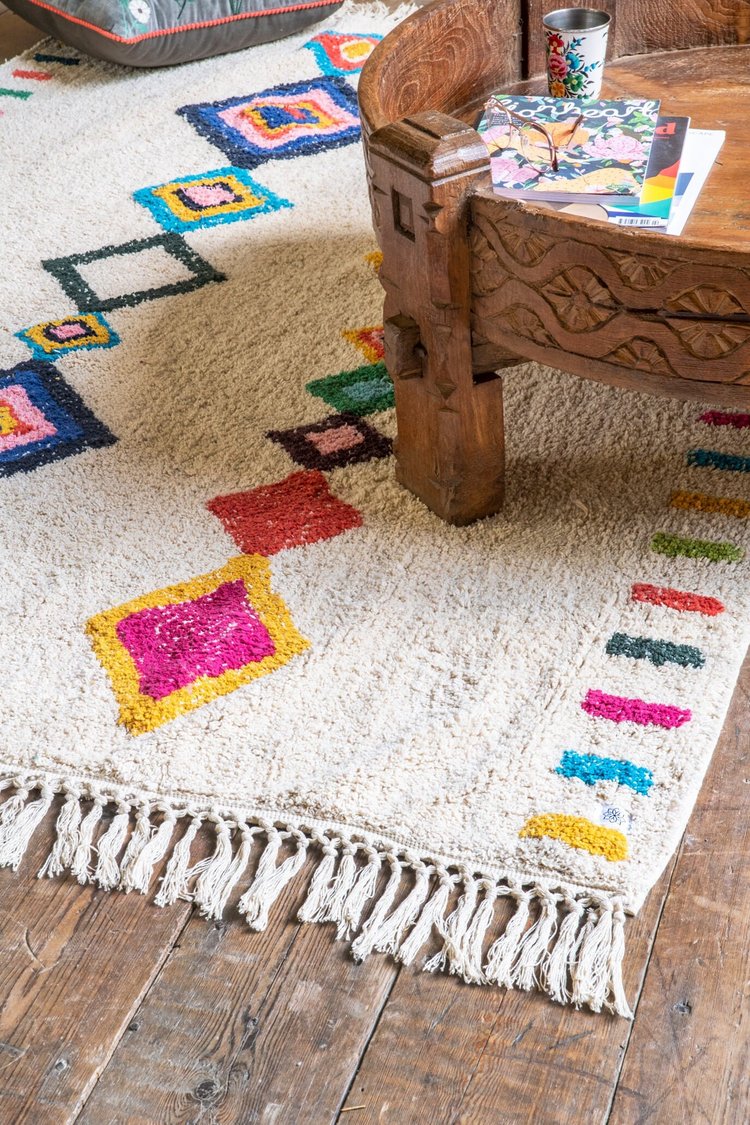 Artisan Irida Hand Tufted Rug Recycled Cotton 120 x 180cm