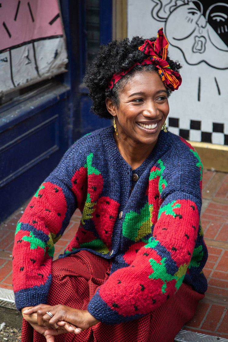 Amano Strawberry Cardigan