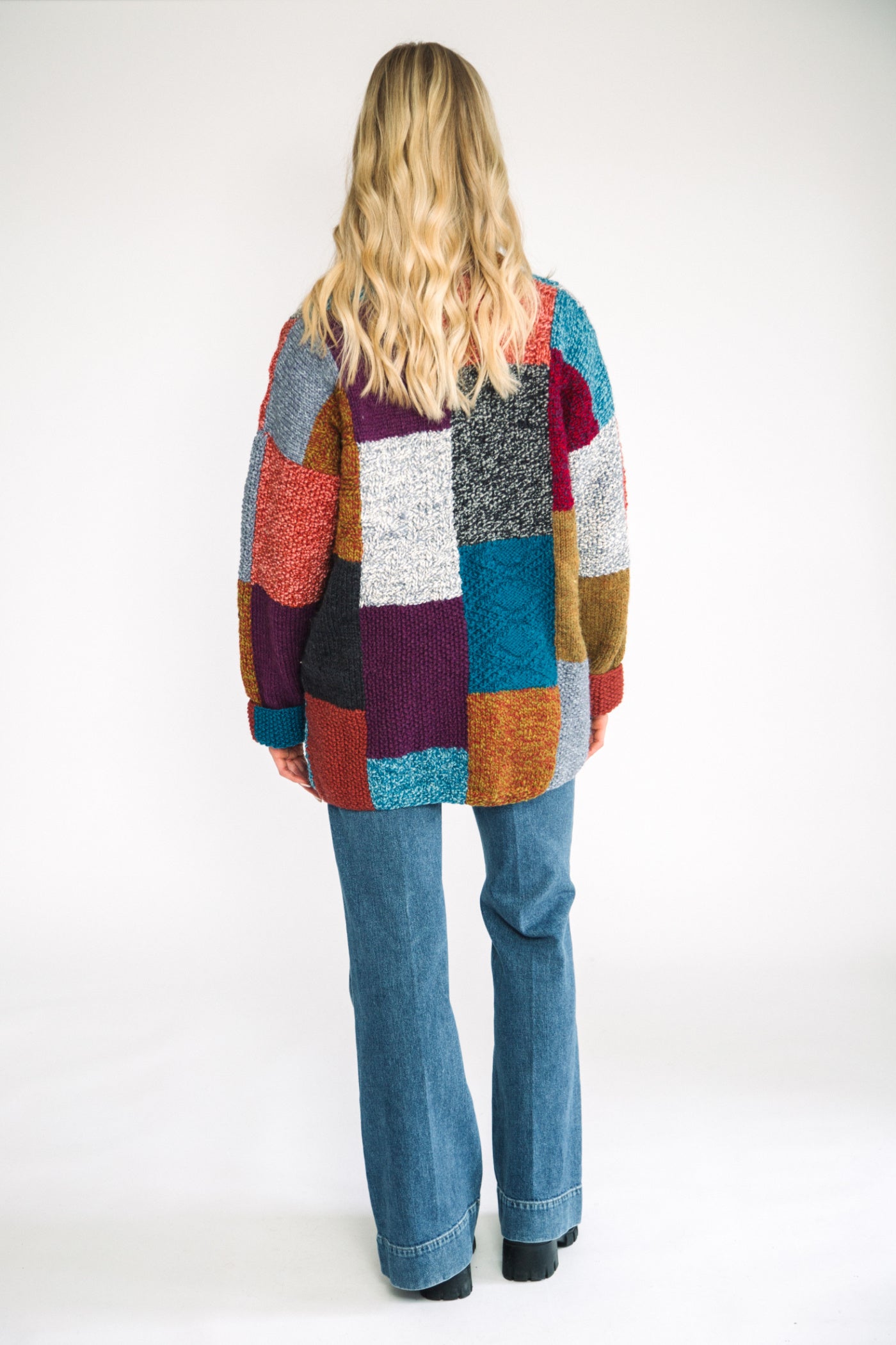 Amano Portobello Patchwork Open Cardigan