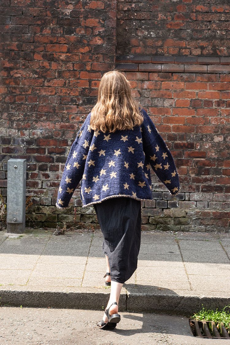 Amano Star Cardigan Denim