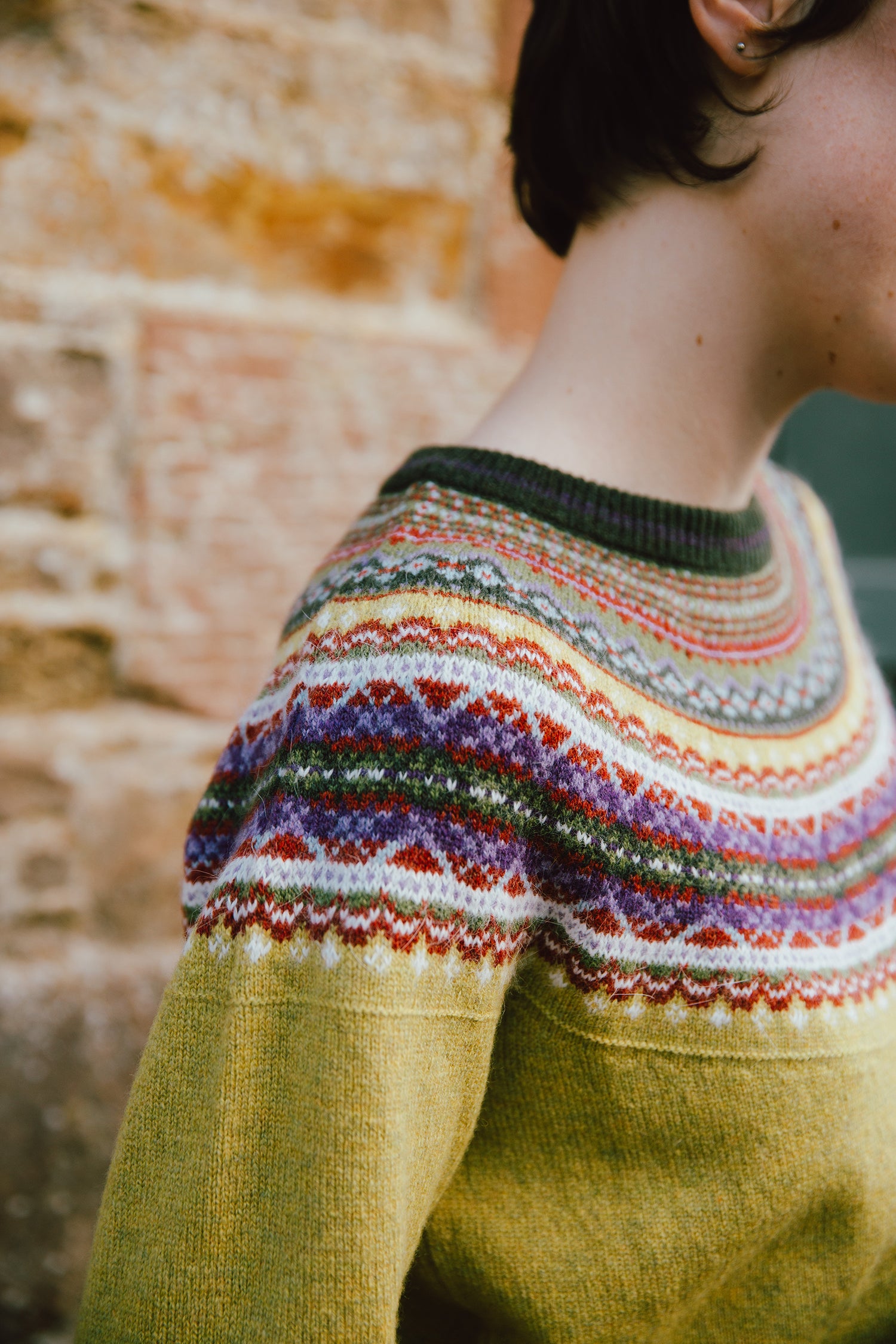 Eribe Alpine Cropped Sweater Findhorn
