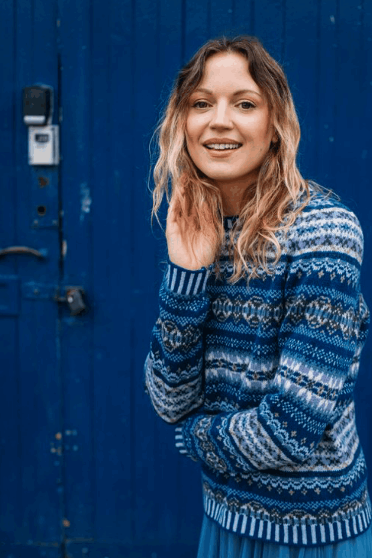Eribe Kinross Sweater Sapphire