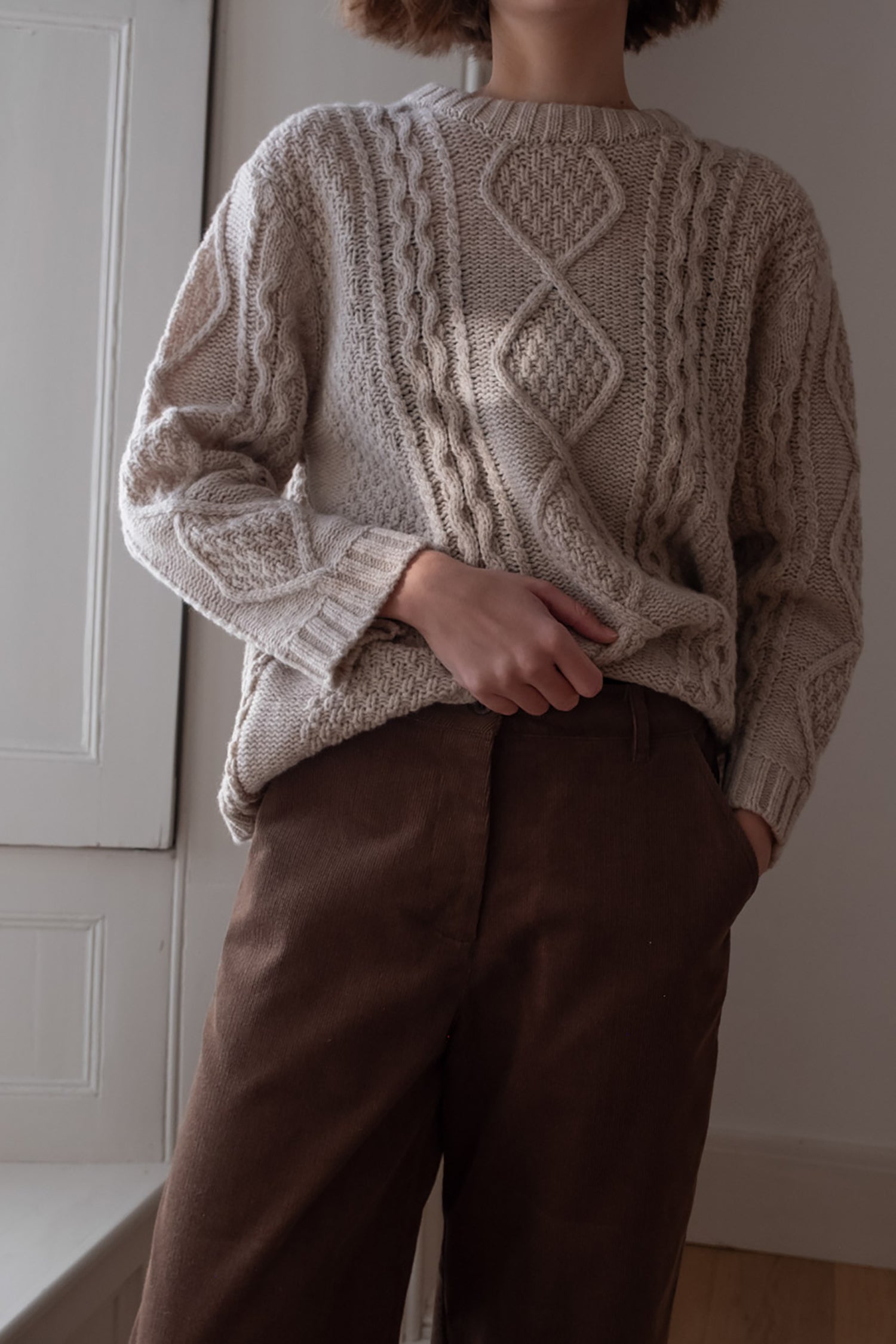 Margot Aran Jumper by Bibico