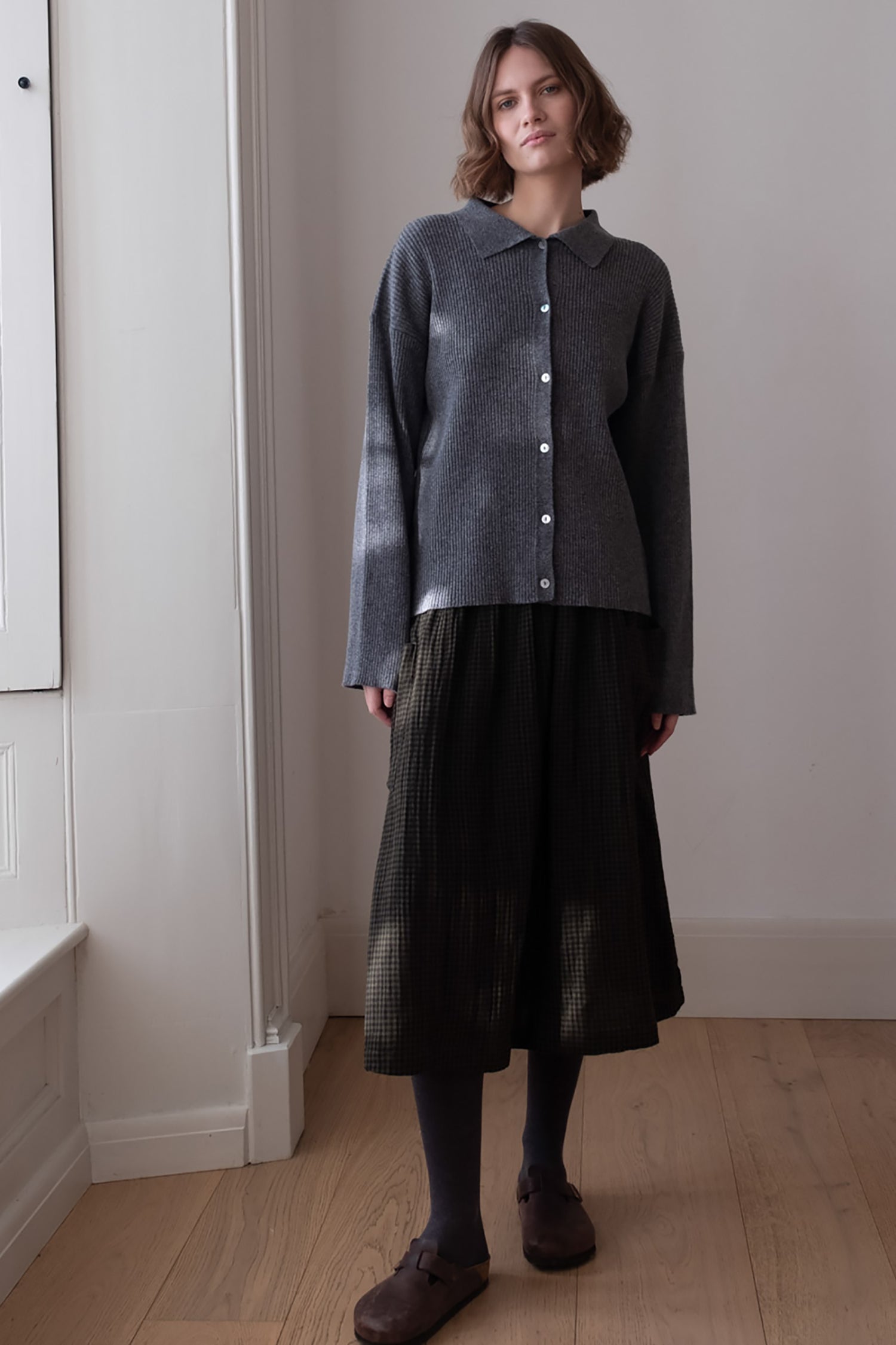 Nora Skirt Dark Olive by Bibico